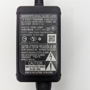 OEM Sony AC Adapter Charger DCR-SX44 E DCR-SX45 E DCR-SX50 E DCR-SX53 E AC-L200